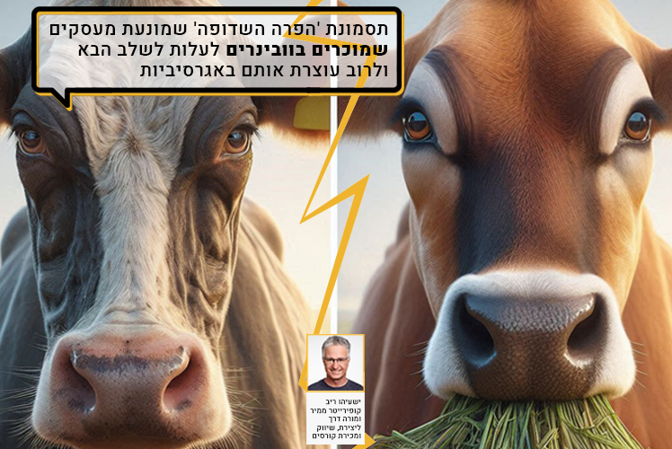 תסמונת הפרה השדופה שמונעת מעסקים שמוכרים בוובינרים לעלות לשלב הבא ולרוב עוצרת אותם באגרסיביות